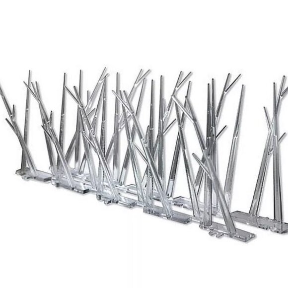 KEEP BIRDS OFF 10 linear 1-ft x 3 in wide strips -Harmless to birds. - Picture 4 of 6